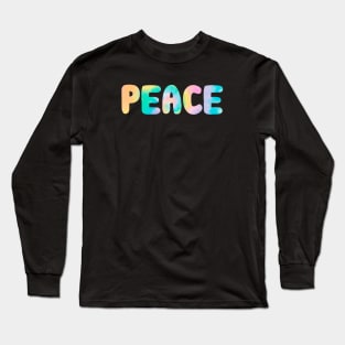 Tie Dye Peace Long Sleeve T-Shirt